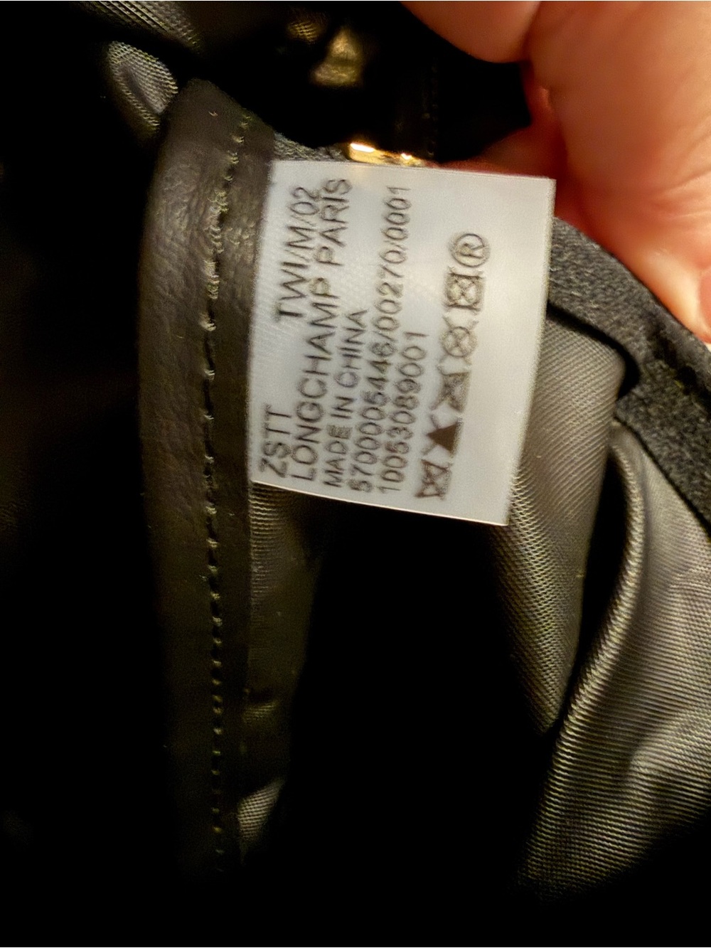 Longchamp Large Le Pilage Backpack in black - Picture 13 of 13